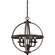 Fusion Four Light Foyer Pendant in Rustic Black (10|FSN5204RK)