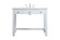 Hudson Bathroom Vanity in White (173|VF14842WH)