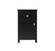 Adian Bathroom Storage Freestanding Cabinet in Black (173|SC011830BK)