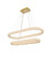 Bowen LED Chandelier in Satin Gold (173|3800G42L2SG)