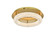 Bowen LED Flush Mount in Satin Gold (173|3800F18SG)