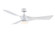 Klear 56''Ceiling Fan in Matte White (26|FPD6858MW)