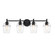 Summer Jazz Four Light Vanity in Matte Black (43|D310M-4B-MB)