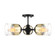 Gatsby Three Light Semi Flush Mount in Matte Black (43|D306M-3SF-MB)