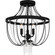 Adelaide Three Light Semi Flush Mount in Matte Black (10|ADL1716MBK)