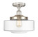 Franklin Restoration LED Semi-Flush Mount in Brushed Satin Nickel (405|616-1F-SN-G692-12)