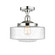 Edison One Light Semi-Flush Mount in Polished Chrome (405|616-1F-PC-G694-12)