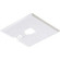 Track Accessories Canopy Kit Flsh Mnt in White (54|P9107-28)