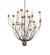 Sycamore 22 Light Chandelier in Antique Copper (57|268164)