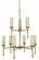 Emily Nine Light Foyer Chandelier in Brushed Brass (8|5889 BR)