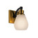 Nelson One Light Bathroom Sconce in Brass & Black (78|AC11681BB)