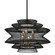 Kokoro Six Light Chandelier in Soft Black (67|F6016-SBK)