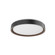 Essex LED Flush Mount in Black/Walnut (347|FM43916-BK/WT-5CCT)