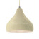 Radiance One Light Pendant in Vanilla (Gloss) (102|CER-6565-VAN-NCKL-BEIG-TWST)