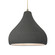 Radiance One Light Pendant in Gloss Grey (102|CER-6565-GRY-ABRS-BEIG-TWST)
