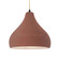 Radiance One Light Pendant in Canyon Clay (102|CER-6565-CLAY-MBLK-BEIG-TWST)