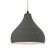 Radiance One Light Pendant in Pewter Green (102|CER-6563-PWGN-MBLK-BEIG-TWST)