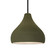 Radiance One Light Pendant in Matte Green (102|CER-6563-MGRN-MBLK-RIGID)
