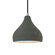 Radiance One Light Pendant in Pewter Green (102|CER-6560-PWGN-NCKL-BKCD)
