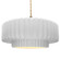 Radiance One Light Pendant in Gloss White (outside and inside of fixture) (102|CER-6555-WTWT-BRSS-BEIG-TWST) Radiance One Light Pendant in Gloss White (outside and inside of fixture) (102|CER-6555-WTWT-BRSS-BEIG-TWST)