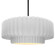 Radiance One Light Pendant in Gloss White (102|CER-6555-WHT-MBLK-RIGID)