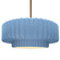 Radiance One Light Pendant in Sky Blue (102|CER-6555-SKBL-BRSS-RIGID)