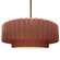 Radiance One Light Pendant in Canyon Clay (102|CER-6555-CLAY-BRSS-RIGID)