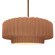 Radiance One Light Pendant in Adobe (102|CER-6555-ADOB-BRSS-RIGID)