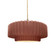 Radiance One Light Pendant in Canyon Clay (102|CER-6553-CLAY-BRSS-BEIG-TWST)