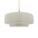 Radiance One Light Pendant in White Crackle (102|CER-6545-CRK-BRSS-BEIG-TWST)