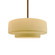 Radiance One Light Pendant in Muted Yellow (102|CER-6543-MYLW-BRSS-RIGID)