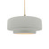 Radiance One Light Pendant in Matte White w/ Champagne Gold (102|CER-6543-MTGD-BRSS-BEIG-TWST)
