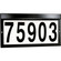 Address Light Two Light Address Light in Black (54|P5968-31WB)