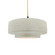 Radiance One Light Pendant in White Crackle (102|CER-6543-CRK-MBLK-BEIG-TWST)