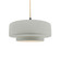 Radiance One Light Pendant in Bisque (102|CER-6543-BIS-MBLK-BEIG-TWST)