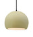 Radiance One Light Pendant in Vanilla (Gloss) (102|CER-6535-VAN-MBLK-BKCD)