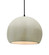 Radiance One Light Pendant in White Crackle (102|CER-6535-CRK-MBLK-BKCD)