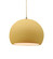 Radiance One Light Pendant in Muted Yellow (102|CER-6533-MYLW-ABRS-BEIG-TWST)