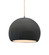 Radiance One Light Pendant in Gloss Grey (102|CER-6533-GRY-NCKL-BEIG-TWST)