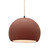 Radiance One Light Pendant in Canyon Clay (102|CER-6533-CLAY-MBLK-BEIG-TWST)