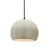 Radiance One Light Pendant in White Crackle (102|CER-6530-CRK-MBLK-BKCD)