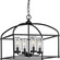 Swansea Four Light Outdoor Chandelier in Matte Black (54|P550128-31M)