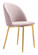 Cozy Dining Chair in Pink, Gold (339|101555)