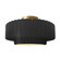 Radiance One Light Semi-Flush Mount in Carbon - Matte Black (102|CER-6375-CRB-BRSS)