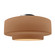Radiance One Light Semi-Flush Mount in Adobe (102|CER-6365-ADOB-NCKL)