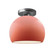 Radiance One Light Semi-Flush Mount in Gloss Blush (102|CER-6350-BSH-NCKL)