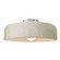 Radiance One Light Semi-Flush Mount in White Crackle (102|CER-6345-CRK-NCKL)