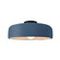 Radiance One Light Semi-Flush Mount in Midnight Sky w/ Matte White (102|CER-6343-MDMT-MBLK)