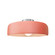 Radiance One Light Semi-Flush Mount in Gloss Blush (102|CER-6343-BSH-NCKL)