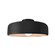 Radiance One Light Semi-Flush Mount in Gloss Black (102|CER-6343-BLK-MBLK)